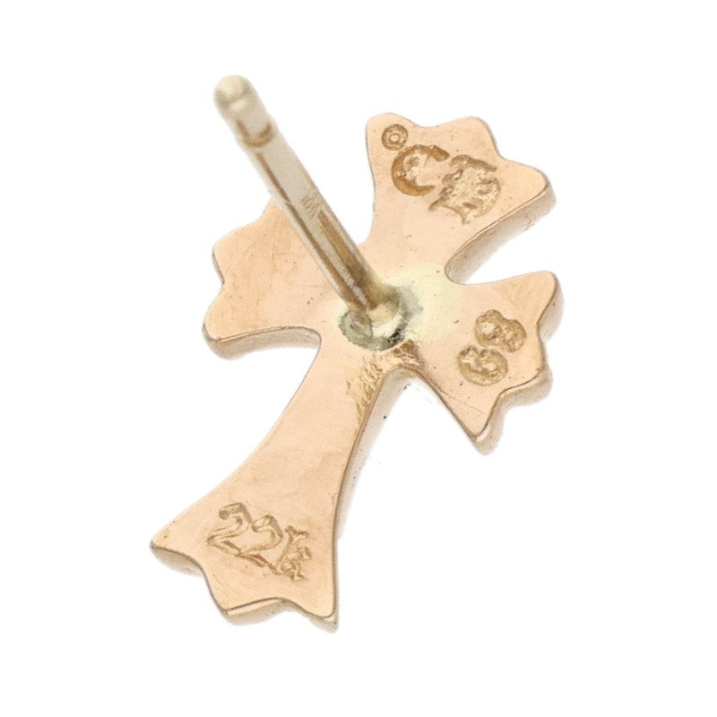 Chrome Hearts 22K CH Cross Fat Diamond Earring