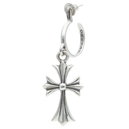 Chrome Hearts Tiny CH Cross Earring Silver Size ONE SIZE
