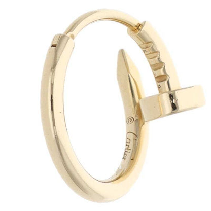 Cartier Juste un Clou 18K YG Yellow Gold Earrings Size ONE SIZE