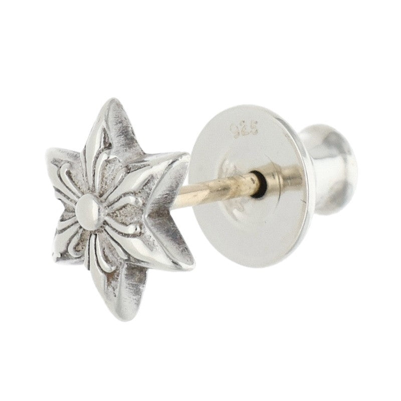 Chrome Hearts Star Stud Silver Earring