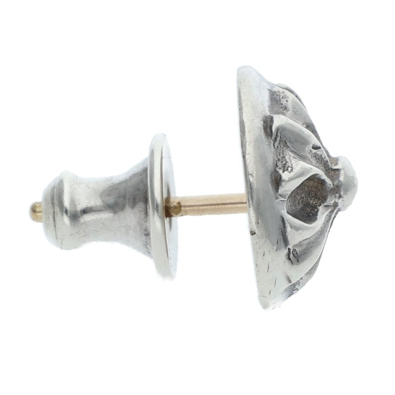 Chrome Hearts Cross Ball Stud Earring Silver Size ONE SIZE