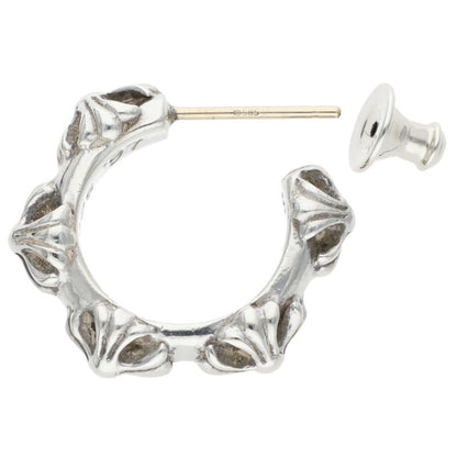 Chrome Hearts HOOP CROSS SML Silver Earring Size ONE SIZE