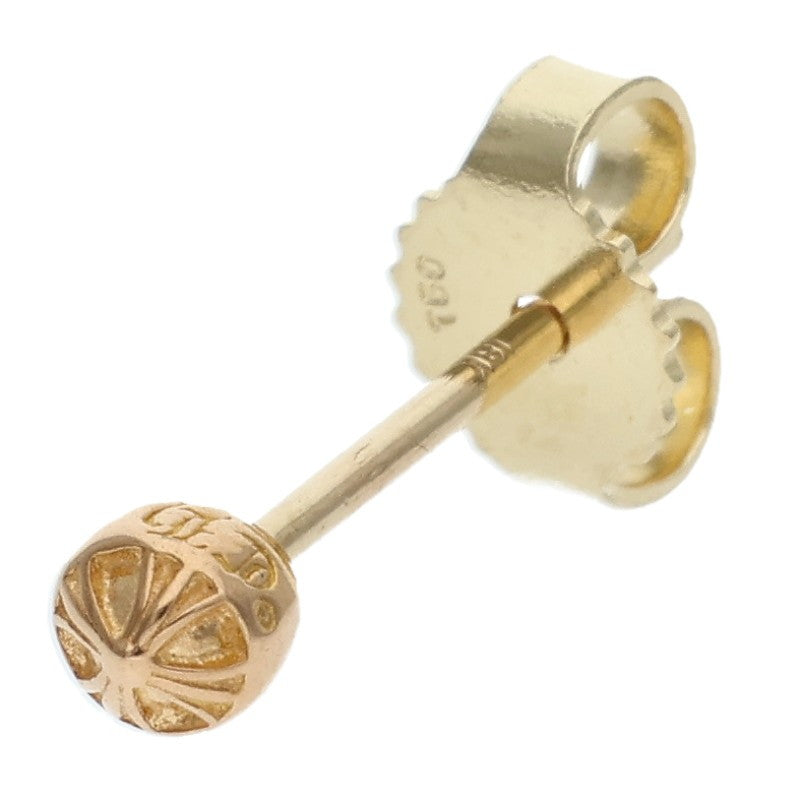 Chrome Hearts 22K STUD CRS BALL Gold Earring Size ONE SIZE