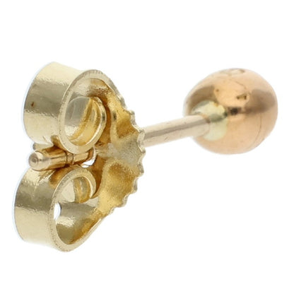 Chrome Hearts 22K STUD CRS BALL Gold Earring Size ONE SIZE