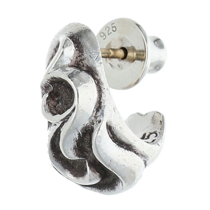 Chrome Hearts CARVED TEARDROP Silver Earring Size ONE SIZE