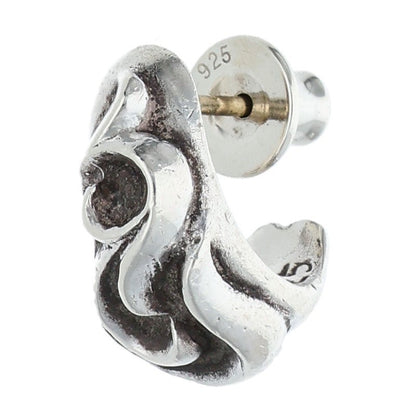 Chrome Hearts CARVED TEARDROP Silver Earring Size ONE SIZE