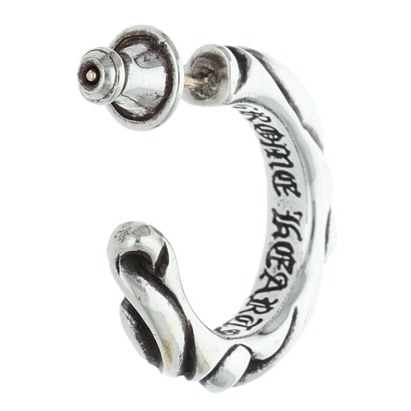 Chrome Hearts SCRL BAND Silver Earring Size ONE SIZE