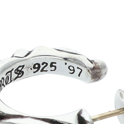Chrome Hearts SCRL BAND Silver Earring Size ONE SIZE