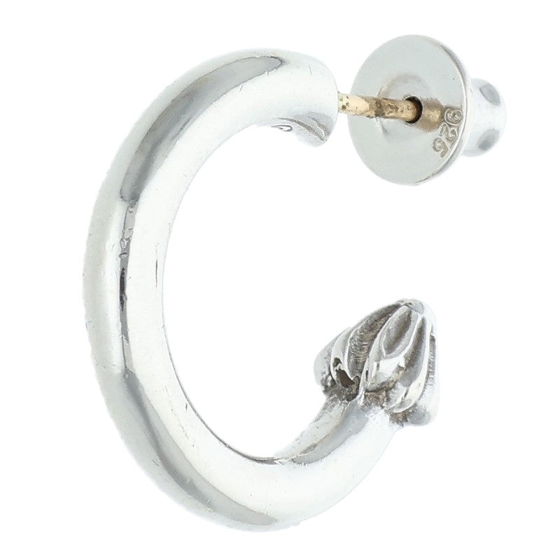 Chrome Hearts HOOP PLAIN Silver Earring