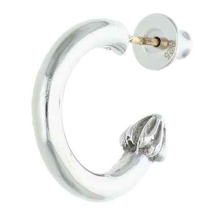 Chrome Hearts HOOP PLAIN Silver Earring