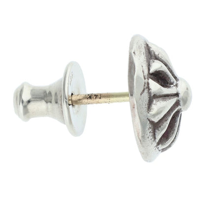 Chrome Hearts STUD CRSBLL Cross Single Earring Size ONE SIZE