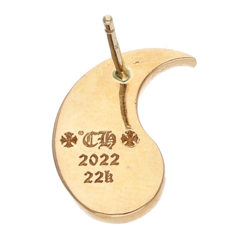Chrome Hearts YIN YANG 22K Gold Earring