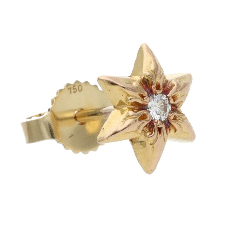 Chrome Hearts 22K CO Star 1 Gold Earring Size ONE SIZE