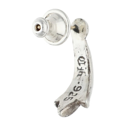 Chrome Hearts Silver Cross Tail Stud Earring Size ONE SIZE
