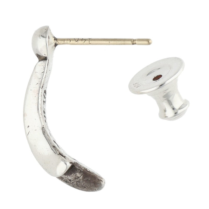 Chrome Hearts Silver Cross Tail Stud Earring Size ONE SIZE