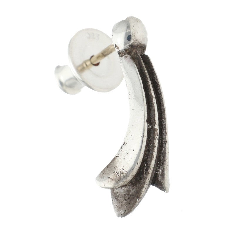 Chrome Hearts Silver Cross Tail Stud Earring Size ONE SIZE