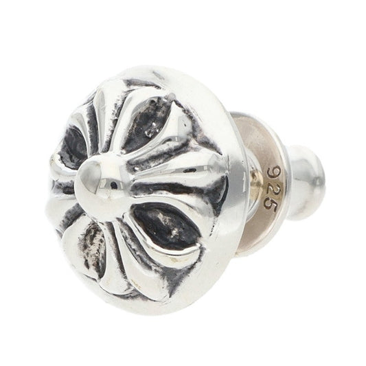 Chrome Hearts STUD CRSBLL Cross Ball Stud Silver Earring