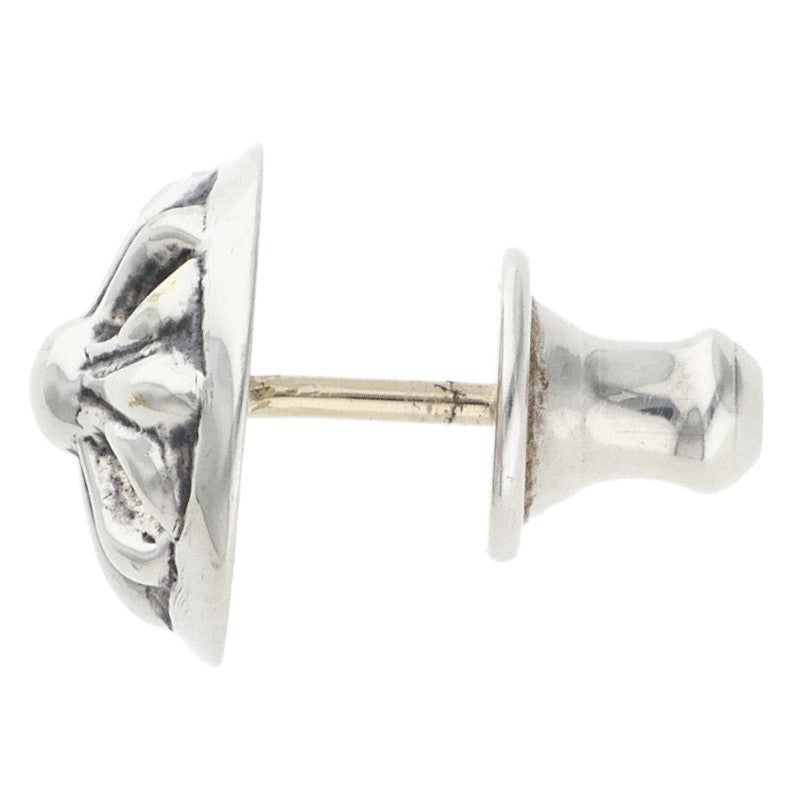 Chrome Hearts STUD CRSBLL Cross Ball Stud Silver Earring
