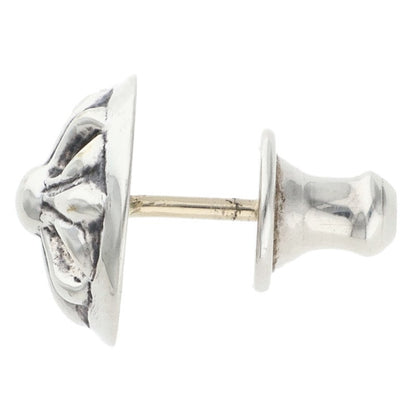 Chrome Hearts STUD CRSBLL Cross Ball Stud Silver Earring