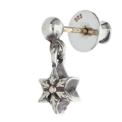 Chrome Hearts TNY STR DRP 1 Tiny Star Drop Silver Earring