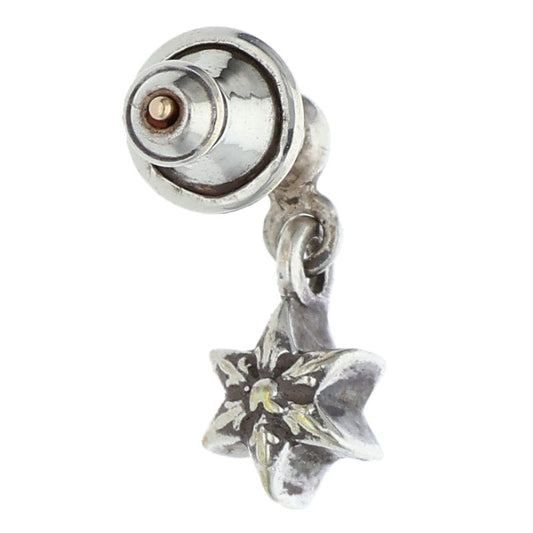 Chrome Hearts TNY STR DRP 1 Tiny Star Drop Silver Earring
