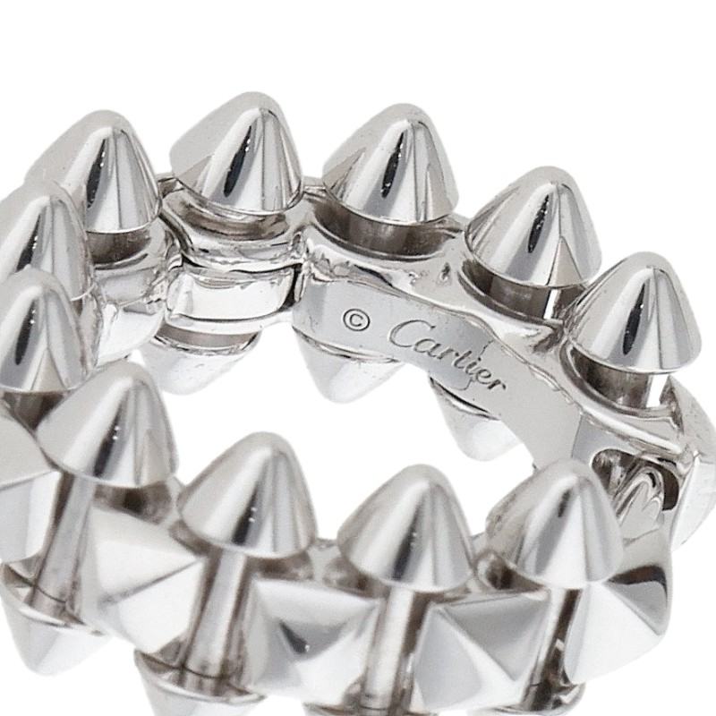 Cartier 750 White Gold Clash de Cartier Earrings