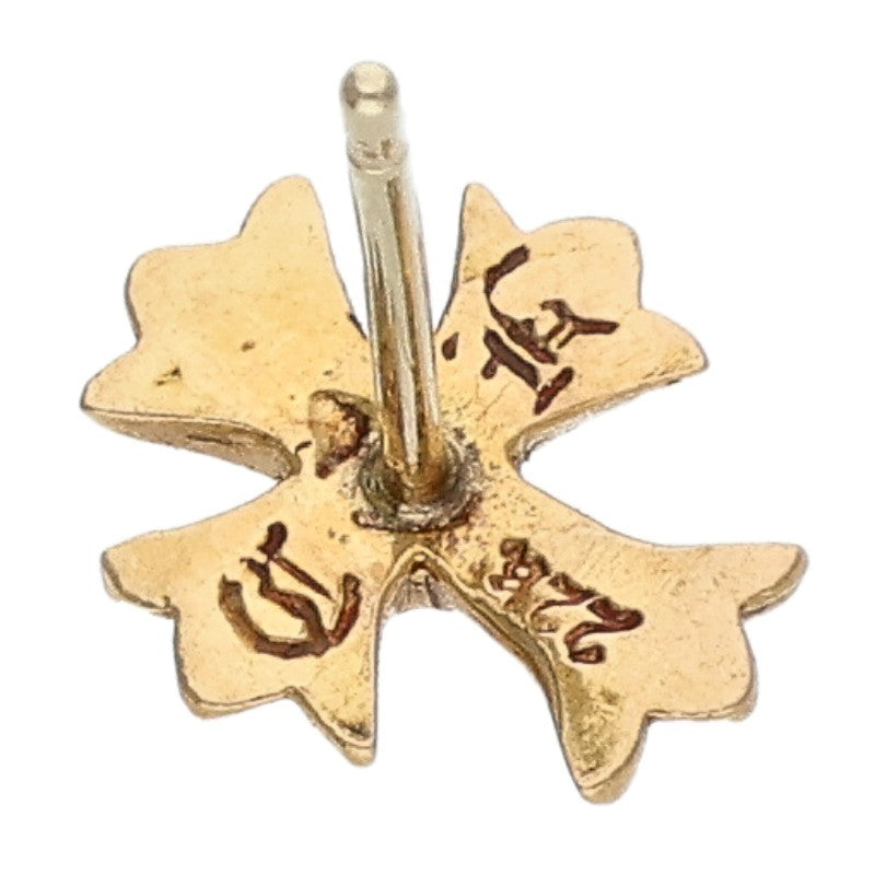 Chrome Hearts 22K CH Cross Stud 1 Diamond Earring