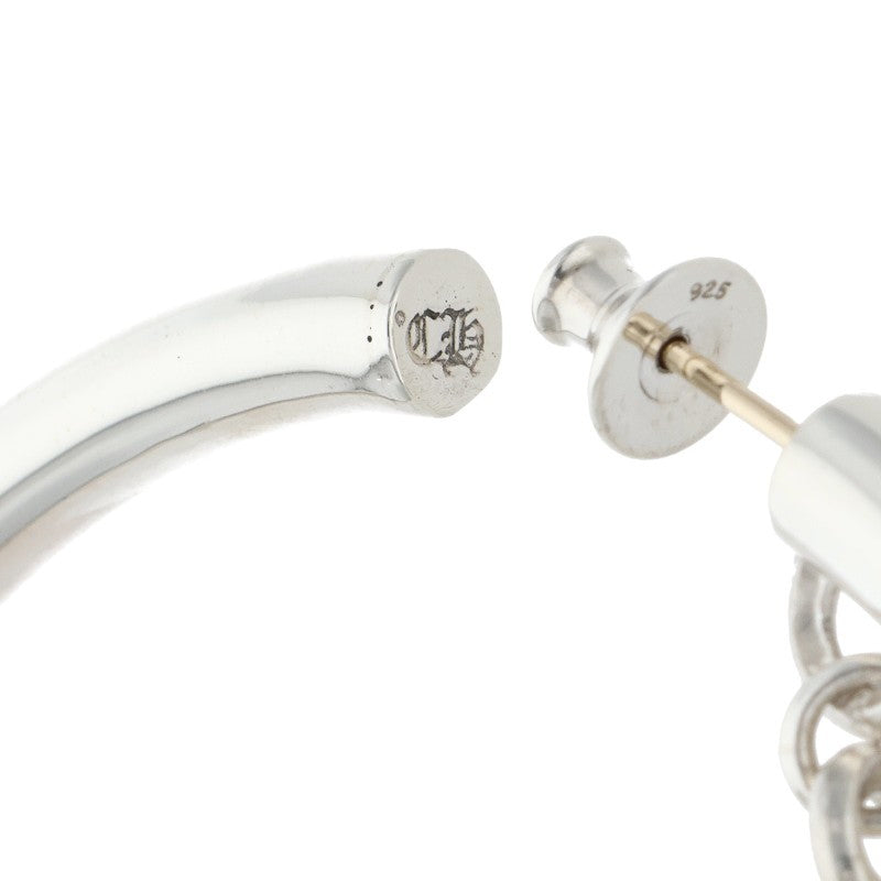 Chrome Hearts Silver 925 Tiny CH Cross Single Earring