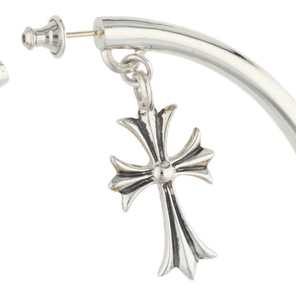 Chrome Hearts Silver 925 Tiny CH Cross Single Earring