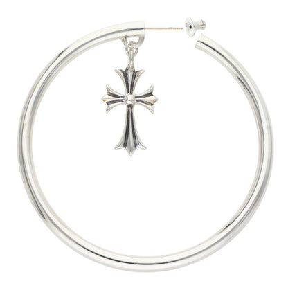Chrome Hearts Silver 925 Tiny CH Cross Single Earring