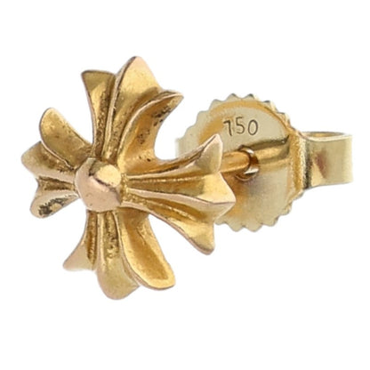 Chrome Hearts 22K No2 CH Plus Stud Gold Earring