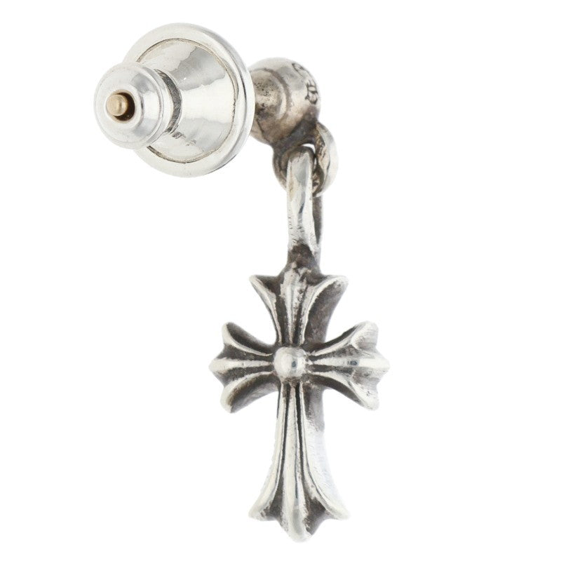 Chrome Hearts Stack CH Cross Drop Silver Earring