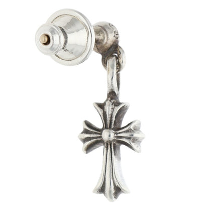 Chrome Hearts Stack CH Cross Drop Silver Earring