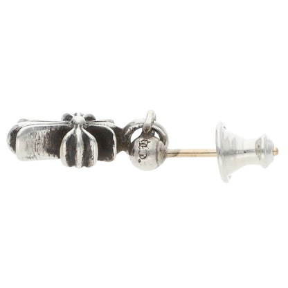 Chrome Hearts Stack CH Cross Drop Silver Earring