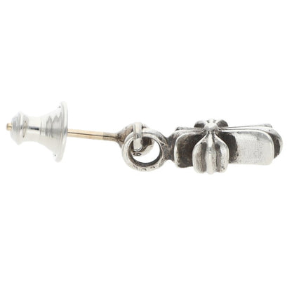 Chrome Hearts Stack CH Cross Drop Silver Earring