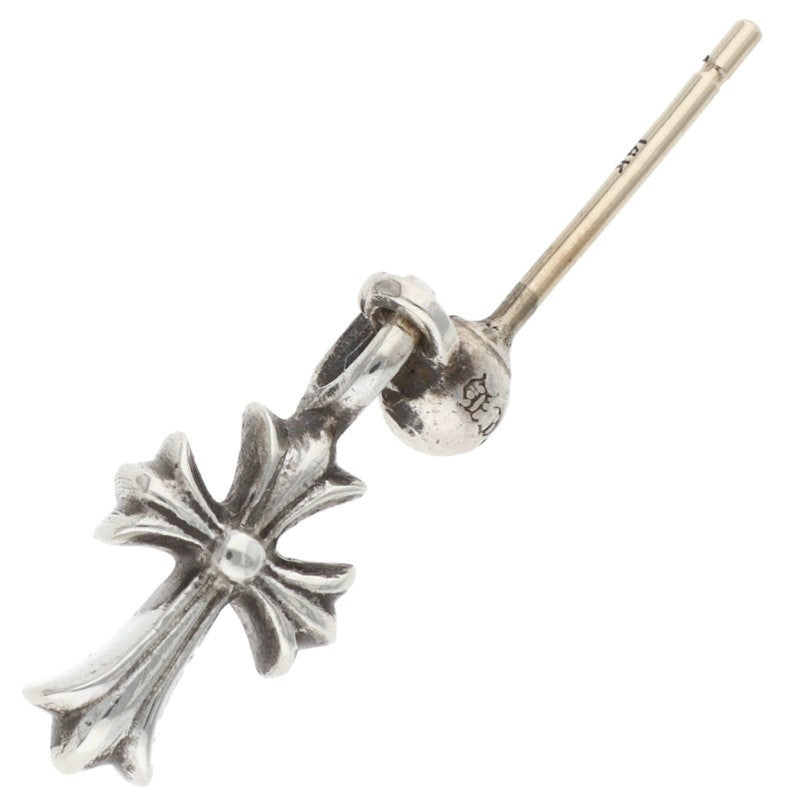 Chrome Hearts Stack CH Cross Drop Silver Earring