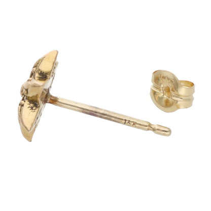 Chrome Hearts 22K Star Stud Earring Yellow Gold Single