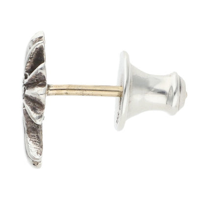 Chrome Hearts No2 CH Cross Dia 1-Diamond Stud Earring