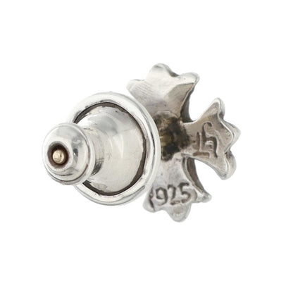 Chrome Hearts No2 CH Plus Stud Silver Earring