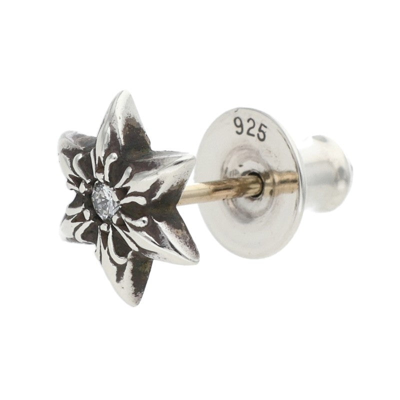 Chrome Hearts CO STAR DMND 1-Dia Star Stud Earring