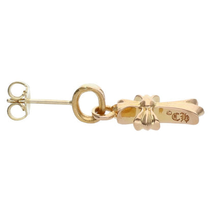 Chrome Hearts 22K Baby Fat Pave Diamond Gold Earring