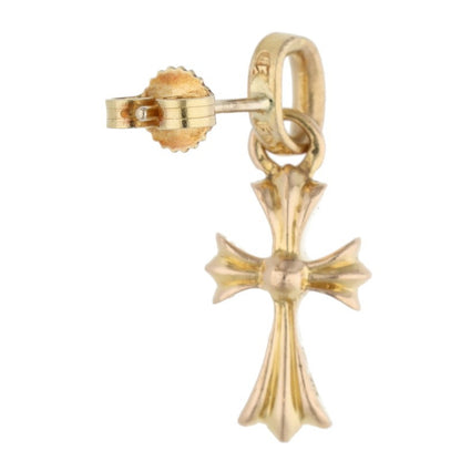 Chrome Hearts 22K Baby Fat Drop Gold Earring