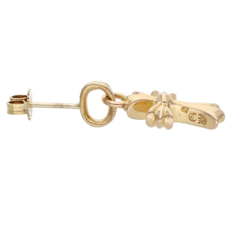 Chrome Hearts 22K Baby Fat Drop Gold Earring