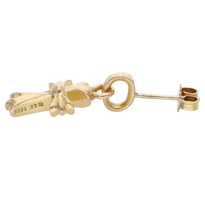 Chrome Hearts 22K Baby Fat Drop Gold Earring