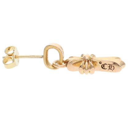 Chrome Hearts 22K Pave Diamond Baby Fat Gold Earring