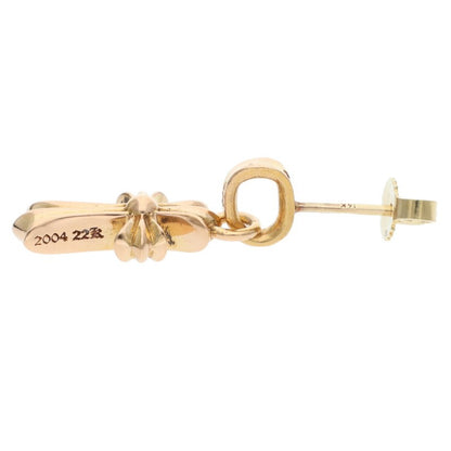 Chrome Hearts 22K Pave Diamond Baby Fat Gold Earring
