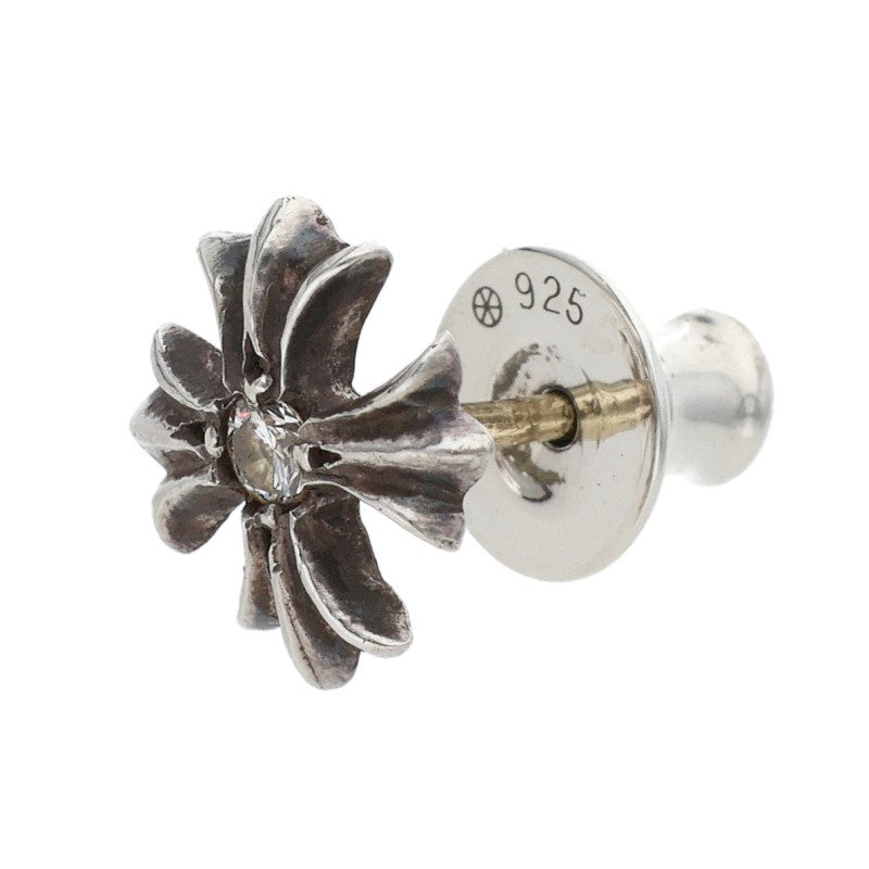 Chrome Hearts No2 CH Plus Stud 1-Diamond Earring