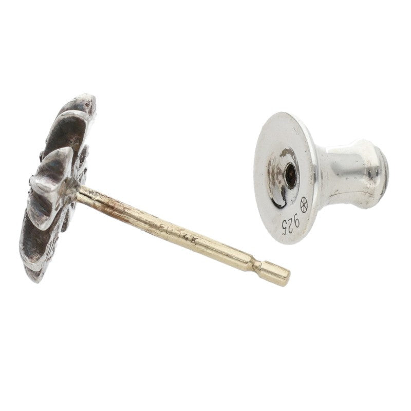 Chrome Hearts No2 CH Plus Stud 1-Diamond Earring