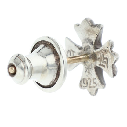 Chrome Hearts No2 CH Plus Stud Silver Earring