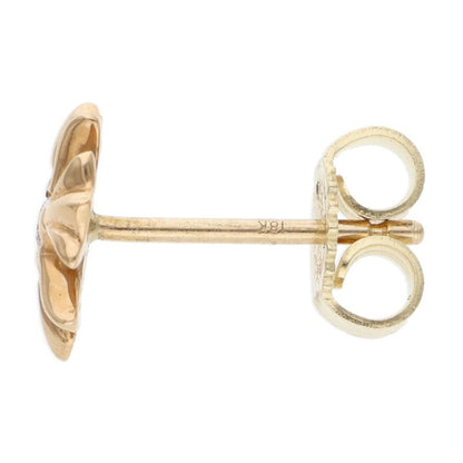 Chrome Hearts 22K 1-Diamond Plus Stud Earring